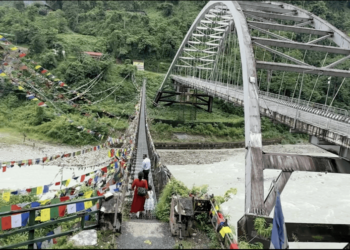 Phuentshogling’s Amochhu bridge emerges as tourist hotspot